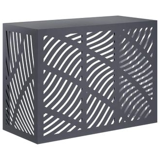 vidaXL Funda Para Aire Acondicionado Gris Antracita 110 X 50 X 80 Cm Vidaxl
