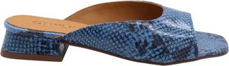 Catwalk Bodil - Dames - Muiltjes - Blauw - 37 EU - Schoenen