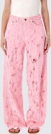Haikure Jeans wide-leg in denim distressed