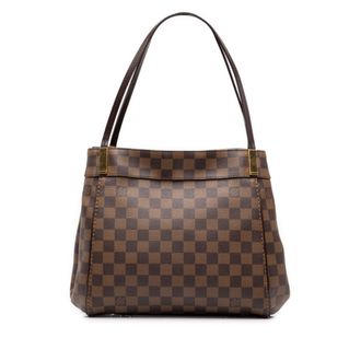 Louis Vuitton Brown Pvc Leather Shoulder Bag Tote Bag (Pre-Owned)