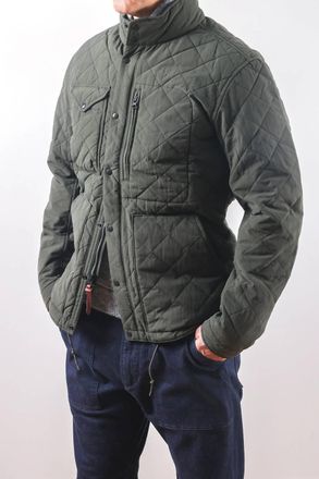 Relwen Quilted Tanker Jacket In Dark Loden