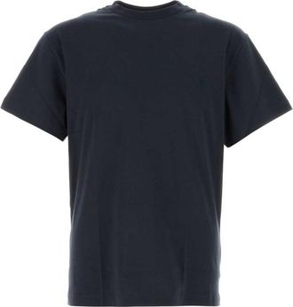 Jil Sander Dark Blue Solid T-Shirts