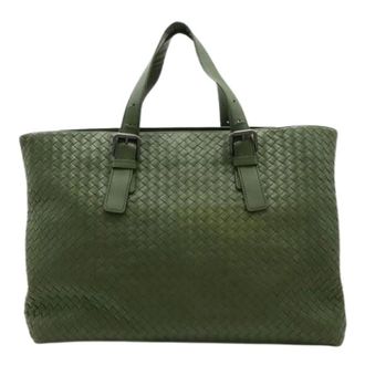 Bottega Veneta Pre-owned Tote Bags, female, Green, Size: ONE SIZE Pre-owned Tote Bag