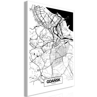OEM Immagine - Mappa Della Citt&agrave;: Danzica (1 Parte) Verticale