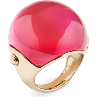 Kate Spade New York glow up resin statement ring in Pink. at Nordstrom, Size 7