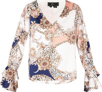 Faina Blouse Dames blauw