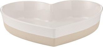 Mason Cash Rustic Charm Heart Oven Dish, 11 Stoneware Baking Dish with Embossed Design in Beige at Nordstrom