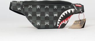 Sprayground Marsupio in cotone spalmato saffiano a scacchi