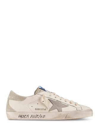 Golden Goose Low-Top Sneakers with Nubuck Accents and Distressed Sole