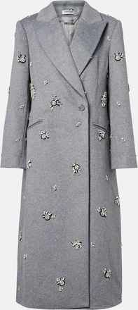 SIMKHAI Cappotto Gianni in misto lana con decorazioni