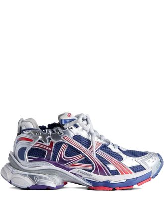 Balenciaga gradient runner sneakers - men - Leather/Rubber/Foam/Polyurethane/Polyester - 43 - Blue