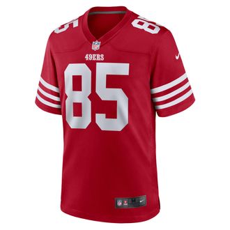 Nike Mens NFL San Francisco 49ers (George Kittle) Game Football Jersey in Red | 67NMSAGH9BF-00D