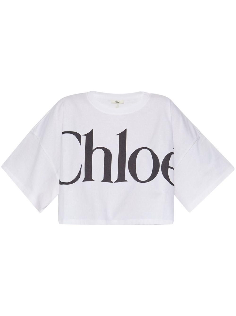 Tシャツ・カットソー CHLOE GREEN AND PURPLE COTTON T-SHIRT Chloé Green And Purple Cotton T-shirt from $374.00 - on Stylight