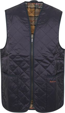 Barbour Quilted Waistcot/Zip-in Liner Regular Fit Blue 44