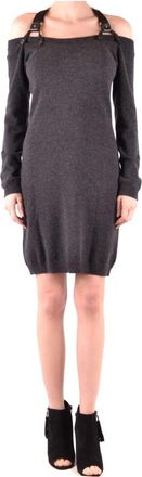 Moschino Grijze Day Dress - Stijl 182Ea 04965503 - Dames - Casual kleedjes - Grijs - S - Kleedjes