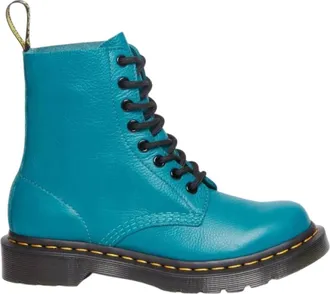 Dr. Martens 1460 Pascal Virginia leren boots - Dames - Veterlaarzen - Groen - 36 EU - Leer - Schoenen