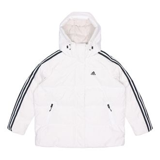 adidas (WMNS) adidas 3-Stripe Puff Down Jacket White HA1176