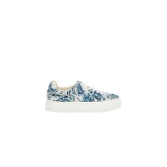 Betsey Johnson Womens Sidny Florals Sneakers In Blu Floral