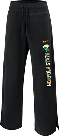 Nike Womens College Phoenix Fleece (Norfolk State University) Sweatpants in Black | ZW75589NSUN25-BLK