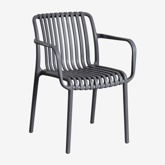 Sklum Sklum - Pack De 4 Sillas De Comedor Con Reposabrazos En Polipropileno Wendell
