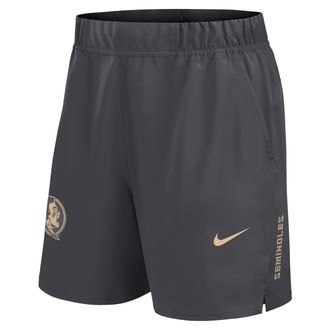 Nike Florida State Primetime Victory Primary Logo Mens Nike Mens Dri-FIT College Shorts in Grey | 01NA06FFTN-TXS