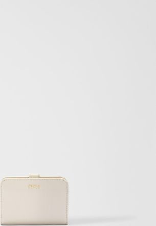Furla Classic Portafoglio Compatto Perla E Grigio Chiaro Pelle Di Vitello Andromeda Donna