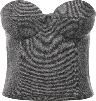 Magda Butrym Wool Blend Bustier