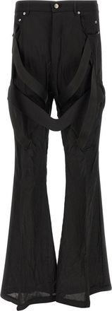 Rick Owens Black Slim Flared Pants