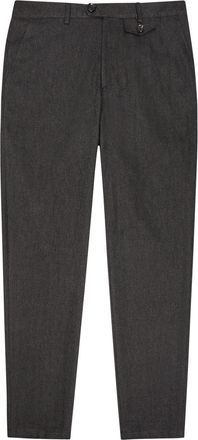 Oliver Spencer Fishtale Herringbone Cotton-blend Trousers - Grey - 36 (W36 / XL)