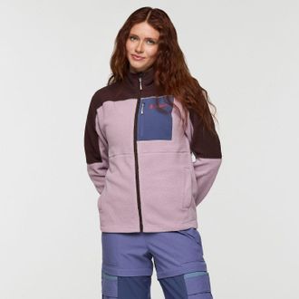 Cotopaxi Womens Abrazo Fleece Full-Zip Jacket Purple 2X