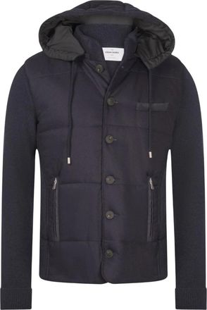 Gran Sasso Gewatteerd Flanellen Jack - Heren - Zomerjassen - Blauw - 3XL - Wol - Jassen