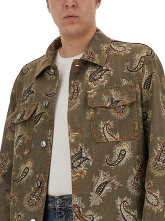 Etro Paisley Print Cotton Shirt - Multicolor
