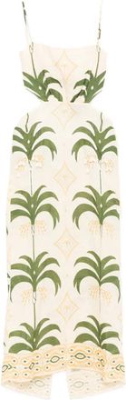 Johanna Ortiz Abito lungo con dettaglio cut-out - Toni neutri