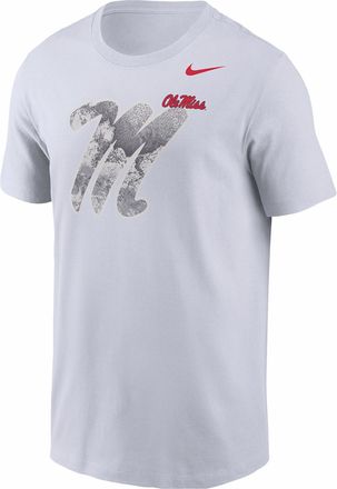 Nike Ole Miss Rebels x Realtree Nike Mens T-Shirt in White | M11332OMRF-10A