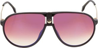 Carrera Brown Shaded Blue Mirror Pilot Unisex Sunglasses CARRERA 1034/S 02M2/A8 63
