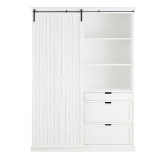 Maisons du monde Vajillero con 1 puerta y 3 cajones color blanco 146cm