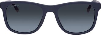 Lacoste Blue Rectangular Mens Sunglasses L929SE 424 53