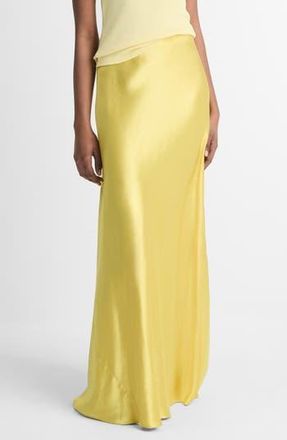 Vince Satin Maxi Skirt in Anjou at Nordstrom Rack, Size X-Large
