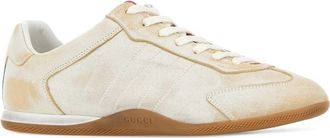 Gucci Womens Shift Sneaker White Leather