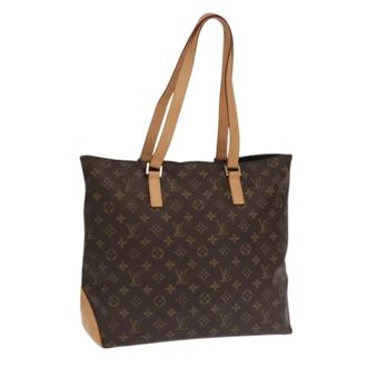 Louis Vuitton Pre-owned Tote Bags, female, Brown, Size: ONE SIZE Pre-owned Canvas Tote Bag