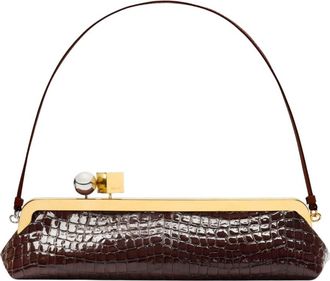 Jacquemus Brown Salon Large clutch