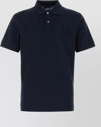 Prada piquet polo shirt short sleeves collar
