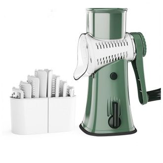 OEM Mandolina Manual De Cocina, Cortador Y Rallador De Verduras Multifuncional Con 5 Cuchillas Desmontables, Picadora De Verduras Para Cortar Verduras Y F