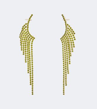 Paco Rabanne Orecchini ear cuff con cristalli