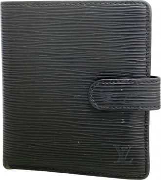 Louis Vuitton Noir Wallet (Bi-Fold) (Pre-Owned)