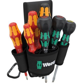 Wera 05136033001 vde, Officina e meccanica Kit cacciaviti 8 parti Croce Phillips, Taglio - Wera