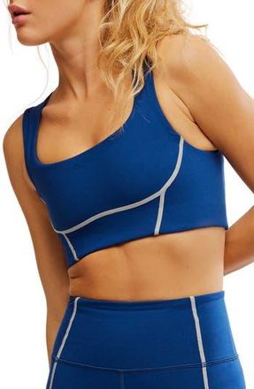 Free People FP Movement Youre a Peach Sports Bra in Black Grape at Nordstrom Rack, Size Large