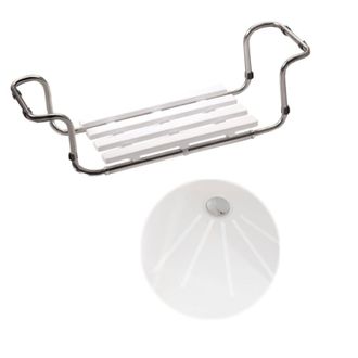 Pellet Asiento Ba&ntilde;era Extensible Pmr Pellet Acero Inoxidable 304 + Tiras Antideslizantes Pmr Pellet X 12