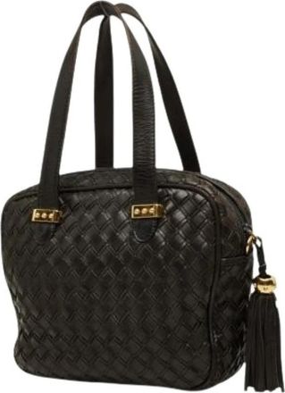 Bally Pre-owned Leren Handtas - Dames - Vintage Handtas - Bruin - ONE Size - Leer - Vintage
