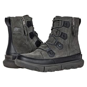 Sorel Explorer 2004651-010 Boot Men Black Dual Zip Waterproof Ankle RHS9451